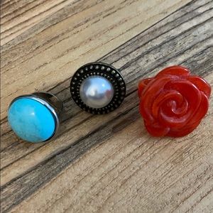 Statement Ring set of 3
